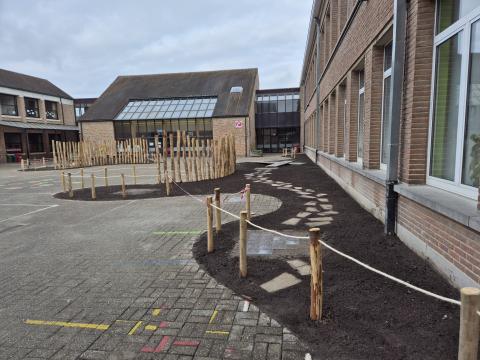 De Linde Borgloon - eindresultaat speelplaats lagere school